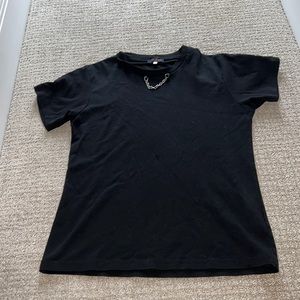 Louis Vuitton t shirt with chain detail